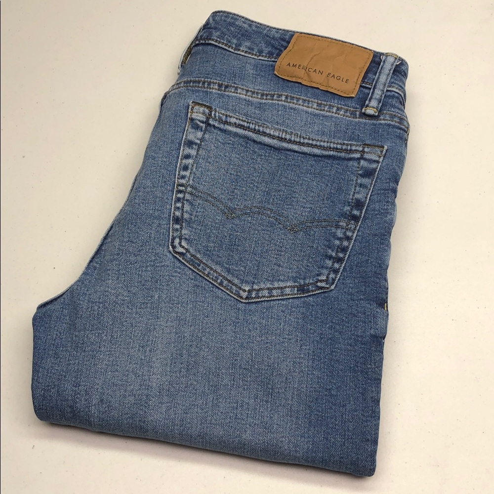 MENS VINTAGE AMERICAN EAGLE SKINNY JEANS 31x32 ⭐️